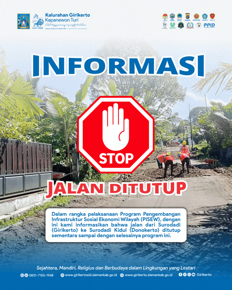 INFORMASI JALAN TUTUP